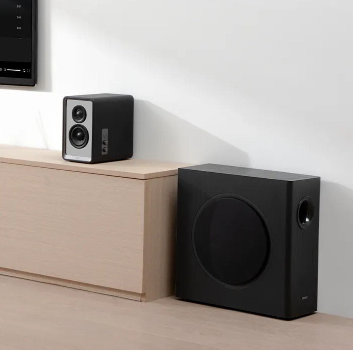 8" Slim Active Subwoofer For Q Acoustics E60 & E120 Ceiling Speaker Systems Subwoofers Edifier