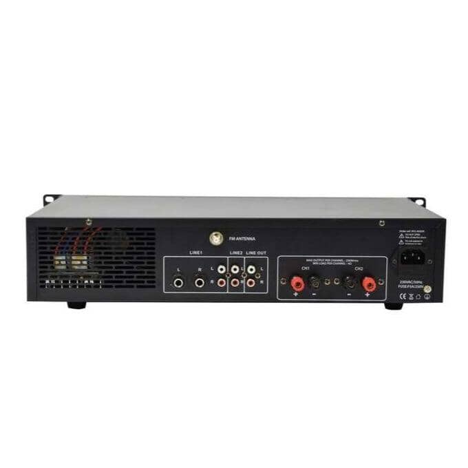 Adastra A2 2 x 200W Stereo Amplifier with FM Radio/Bluetooth & Media Player Amplifiers Adastra