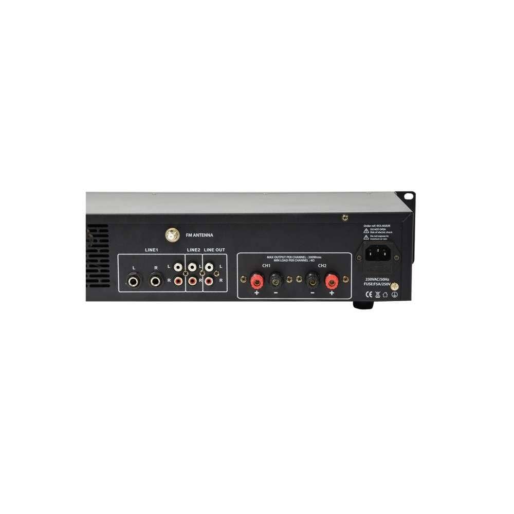 Adastra A2 2 x 200W Stereo Amplifier with FM Radio/Bluetooth & Media Player Amplifiers Adastra