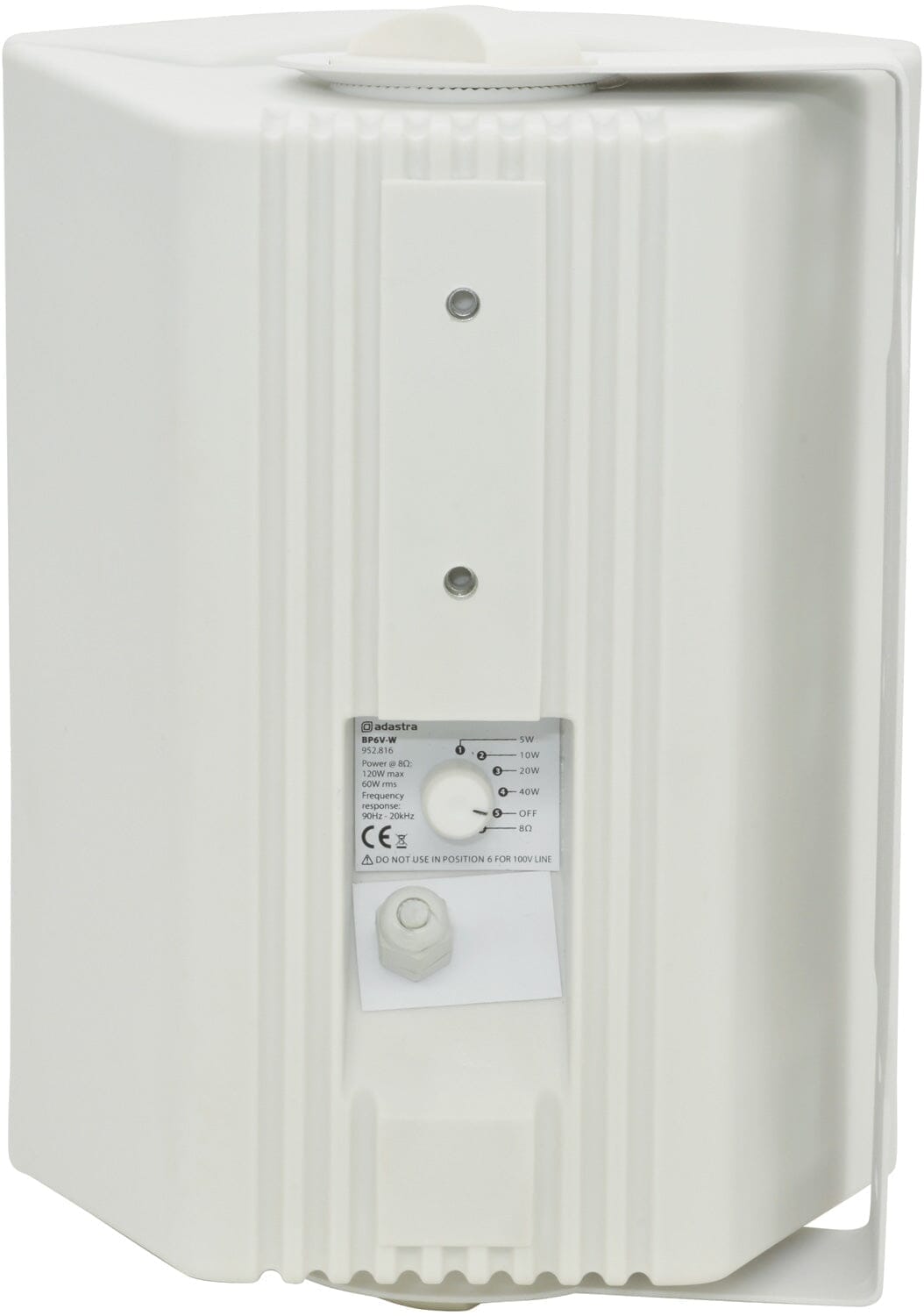 Adastra BP6 6" 100V Weatherproof Wall-Mount Speaker (Each) 100V Speakers Adastra