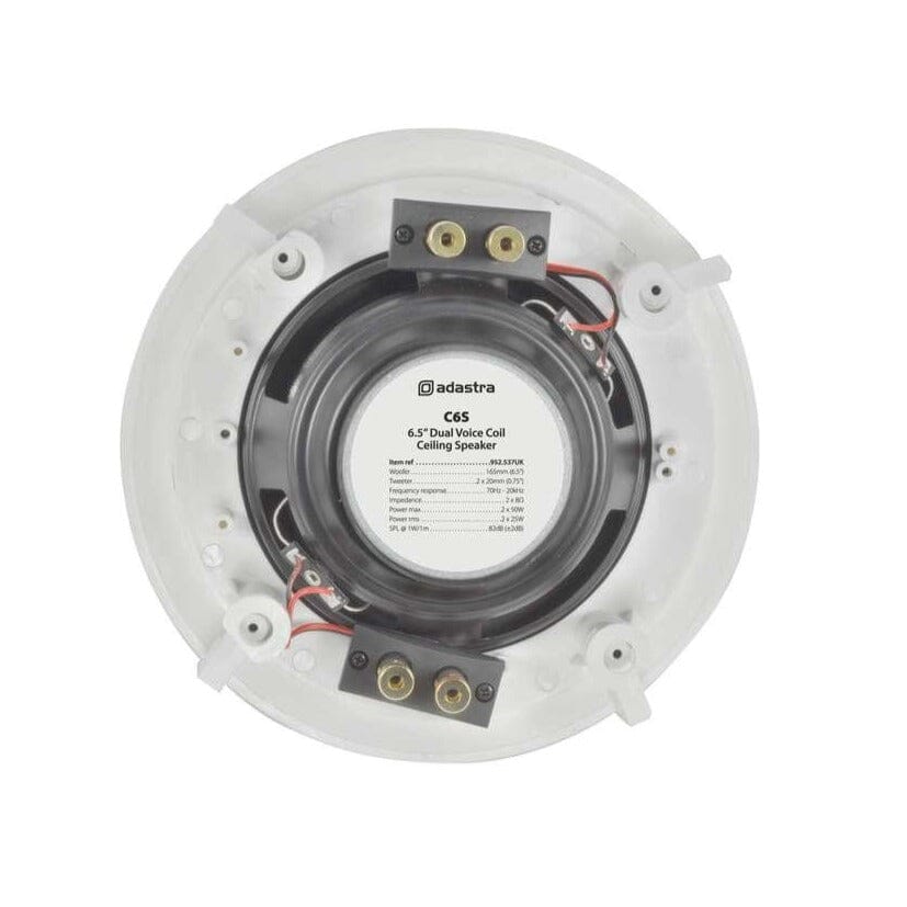 Adastra C6S 6.5" Single Stereo In Ceiling Speaker In Ceiling Speakers Adastra