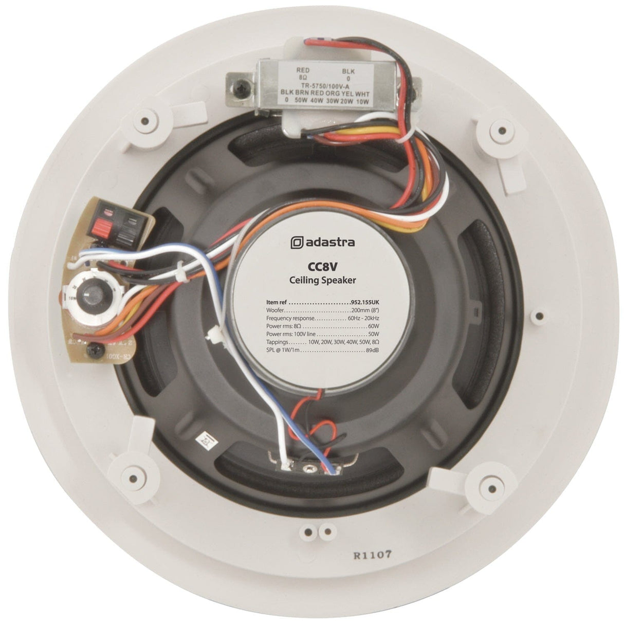 Adastra CC8V 8" 100V Ceiling Speaker (Each) 100V Speakers Adastra
