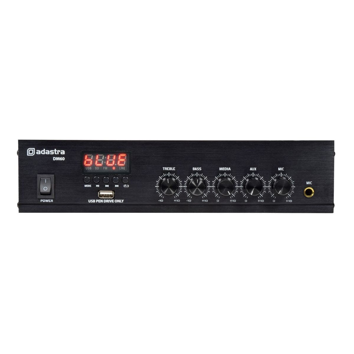 Adastra DM Series 100V Mixer Amplifier with Bluetooth 100V Amplifiers Adastra