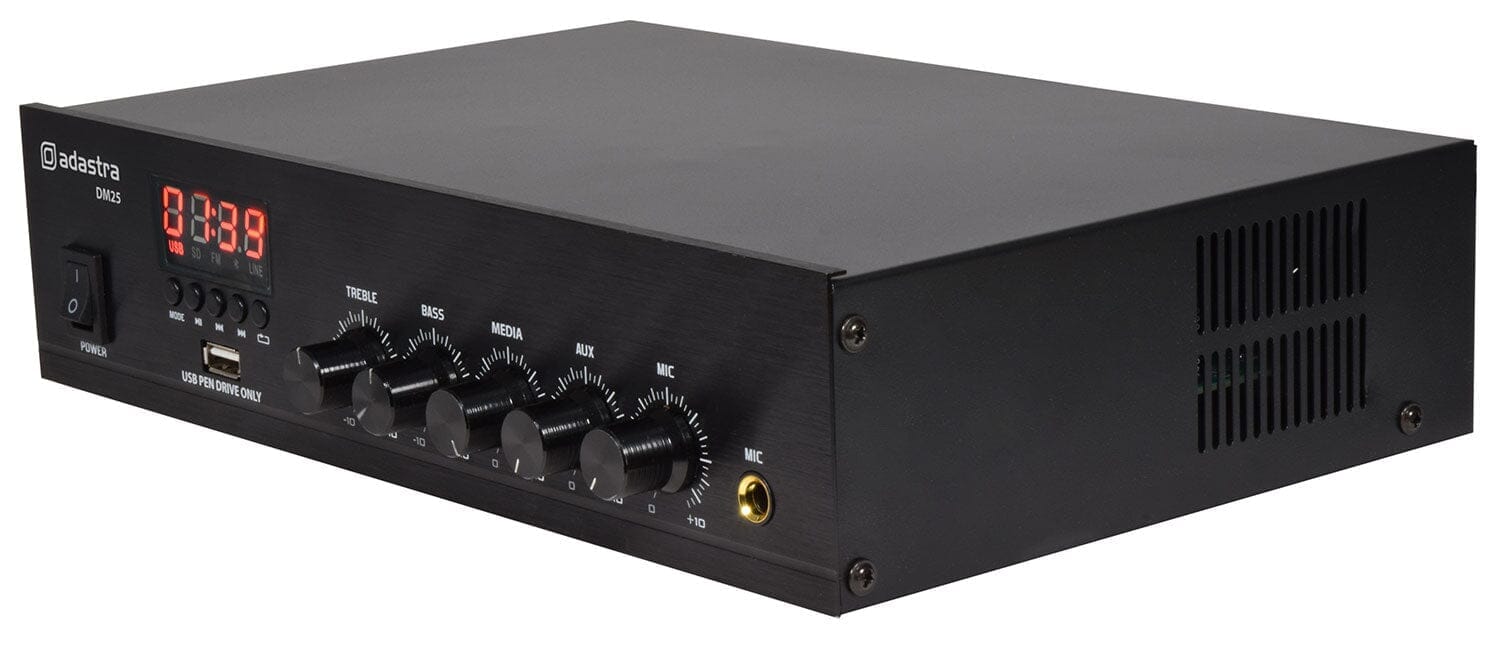 Adastra DM Series 100V Mixer Amplifier with Bluetooth 100V Amplifiers Adastra