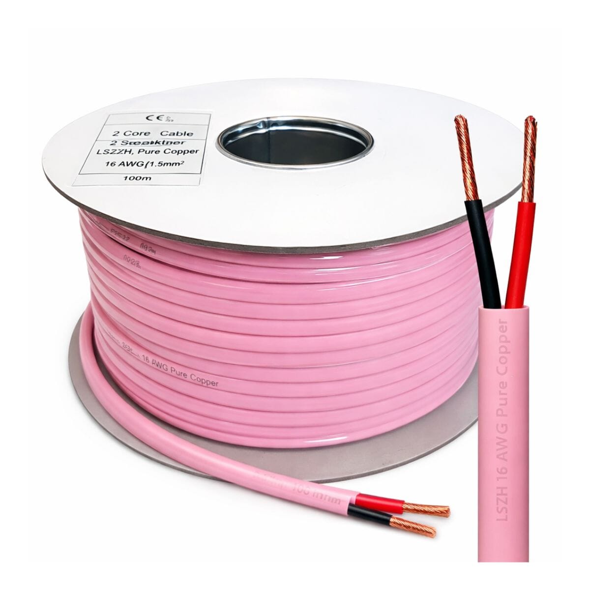 Flex Audio 16/2 Speaker Cable - 2 Core - LSZH Cables Flex Audio
