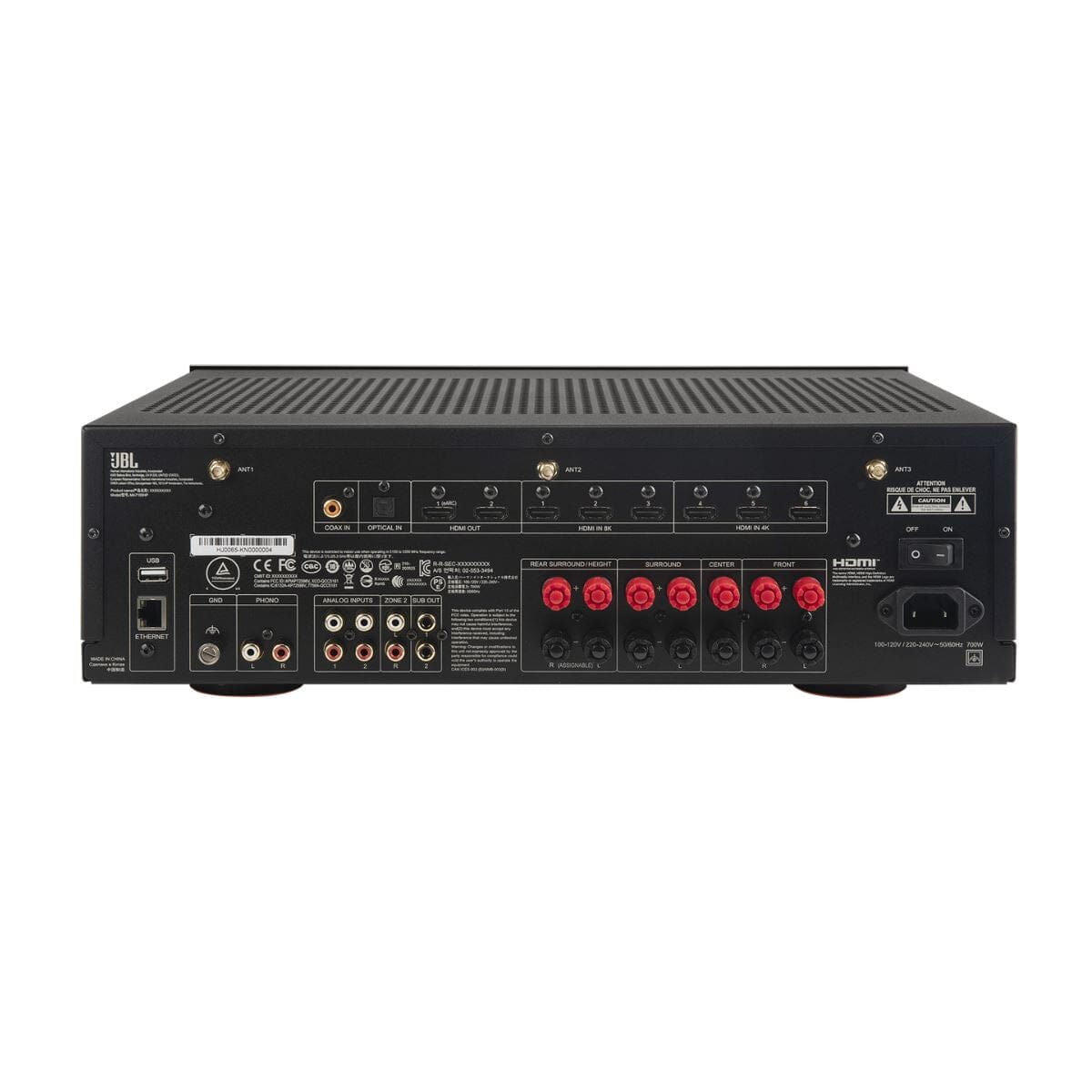 JBL MA7100HP 7.2 Channel 8K High Performance AV Receiver AV Receivers JBL