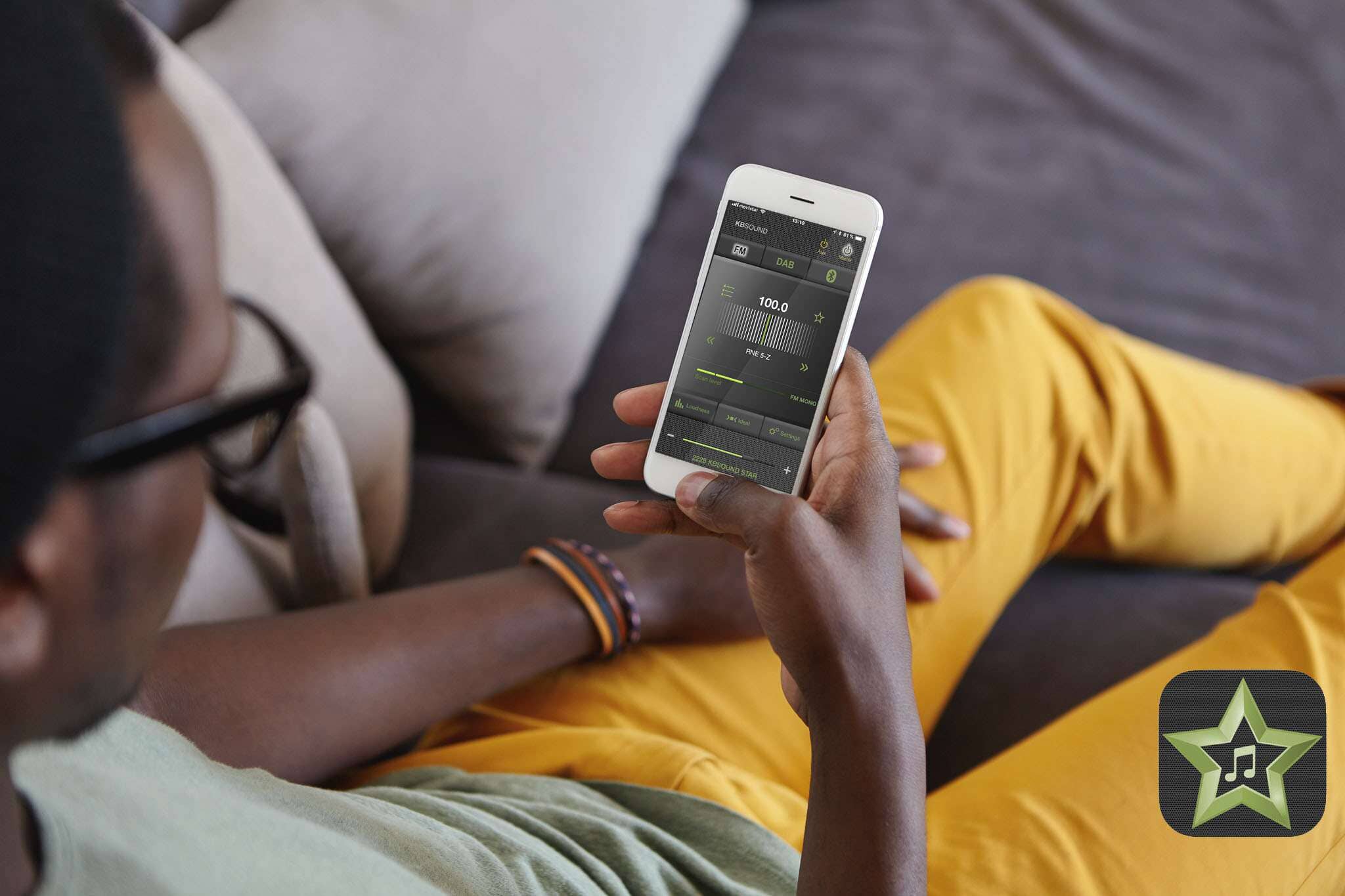 KB Sound Star FM or DAB+ Radio Ceiling Speaker System with Bluetooth & App Control (2.5" - 5") In Ceiling Speaker Systems KB Sound