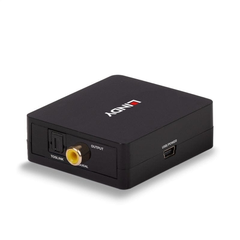 Lindy 2-Way Digital SPDIF (Coaxial / Toslink) Audio Converter Audio Accessories Lindy