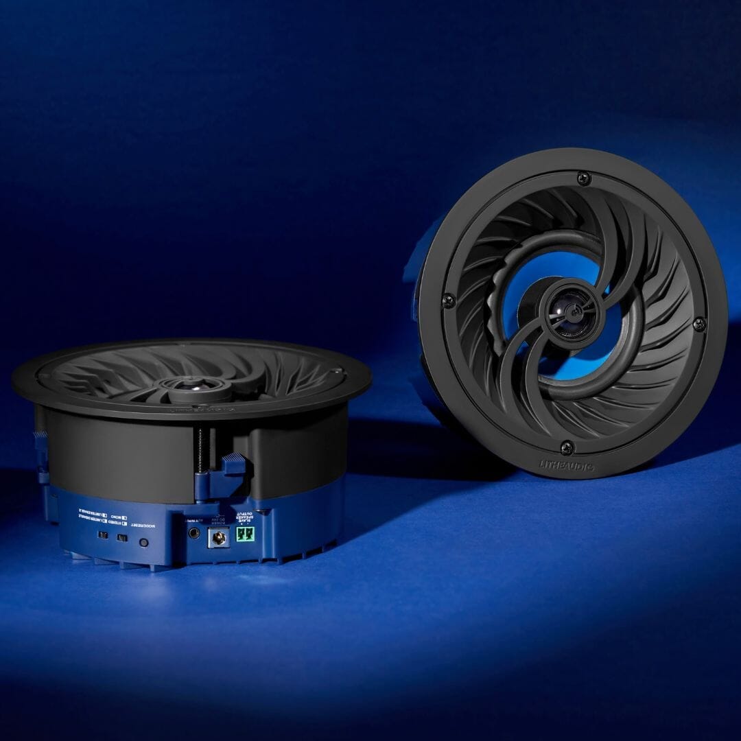 Lithe Audio 4” Active Bluetooth Ceiling Speakers In Ceiling Speaker Systems Lithe Audio