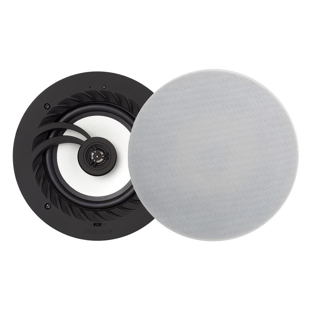 Lithe Audio 6.5" IP44 Bathroom Bluetooth Ceiling Speaker In Ceiling Speaker Systems Lithe Audio Pair (Master + Slave)