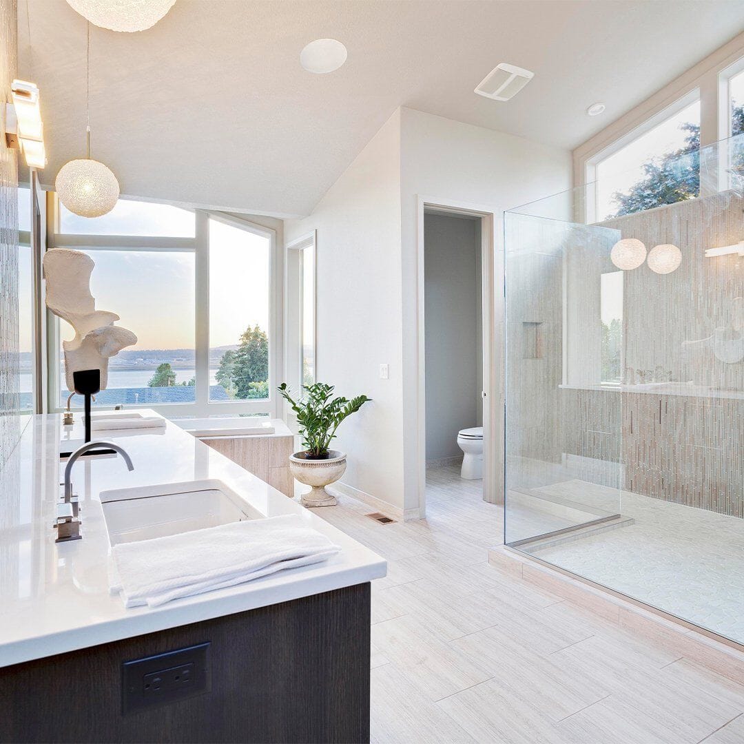 Lithe Audio 6.5" IP44 Bathroom Wi-Fi & Ceiling Speaker with Airplay 2 & Bluetooth In Ceiling Speaker Systems Lithe Audio