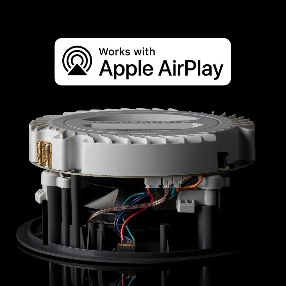 Lithe Audio 6.5" IP44 Bathroom Wi-Fi & Ceiling Speaker with Airplay 2 & Bluetooth In Ceiling Speaker Systems Lithe Audio