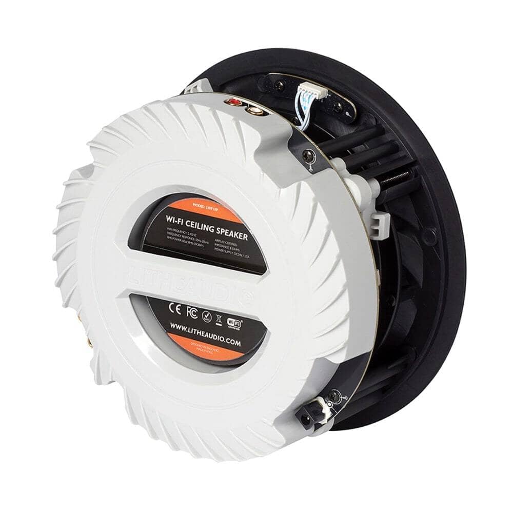 Lithe Audio 6.5" Wi-Fi Ceiling Speaker with Airplay 2 & Bluetooth In Ceiling Speaker Systems Lithe Audio