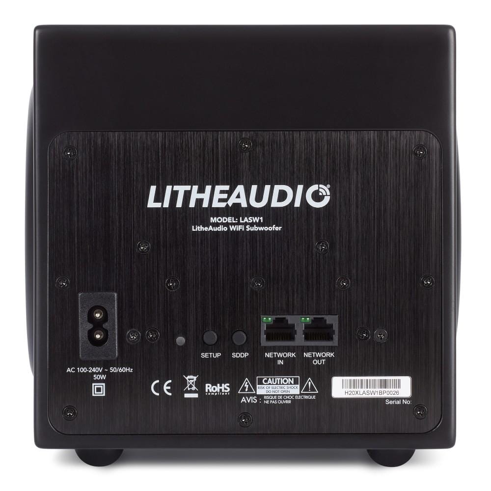 Lithe Audio 6.5" Wi-Fi Ceiling Speakers & Subwoofer Bundle In Ceiling Speaker Systems Lithe Audio