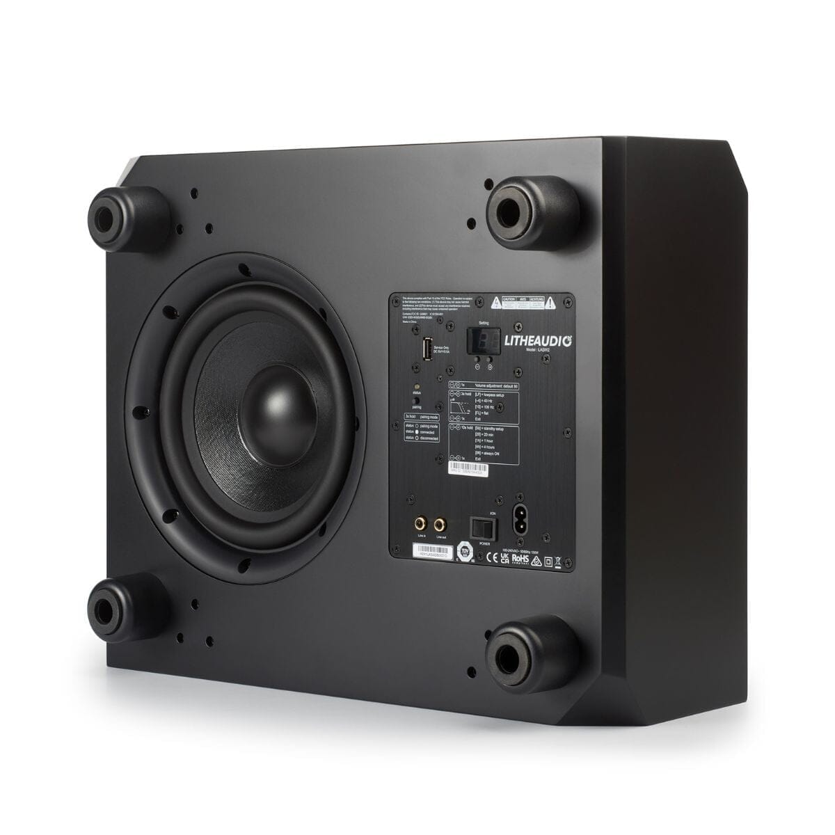 Lithe Audio 8" Active Subwoofer with WiSA Subwoofers Lithe Audio