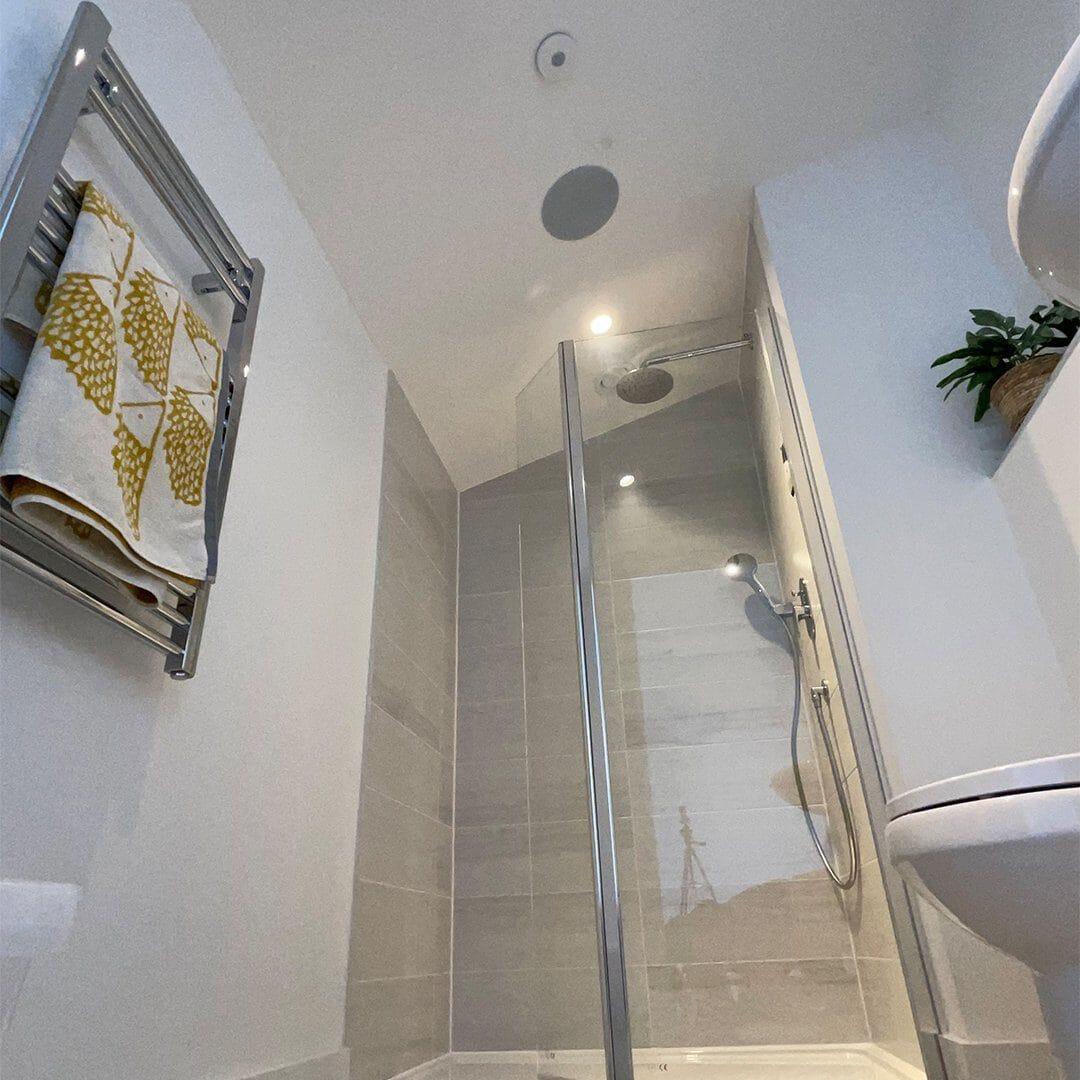 Lithe Audio Pro Series IP44 Wi-Fi Ceiling Speaker with Airplay 2 & Bluetooth In Ceiling Speaker Systems Lithe Audio