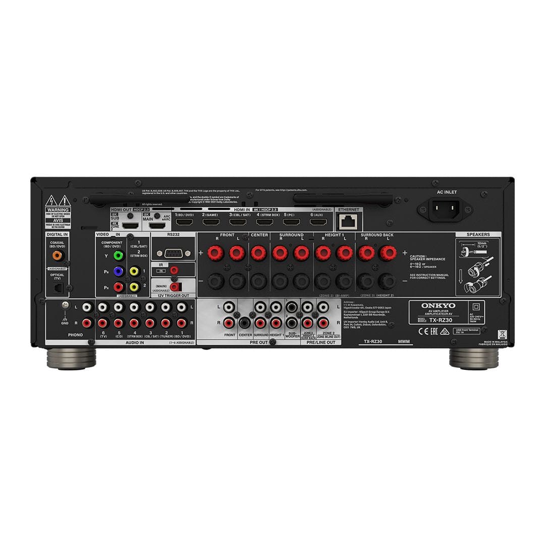Onkyo TX-RZ30 9.2 Channel AV Receiver AV Receivers Onkyo