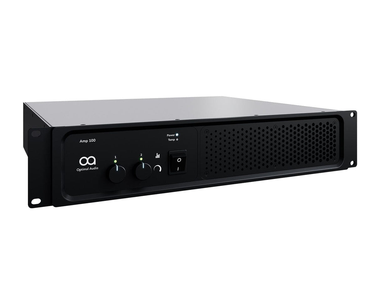 Optimal Audio Amp 100 2 x 350W Performance Power Amplifier Amplifiers Optimal Audio