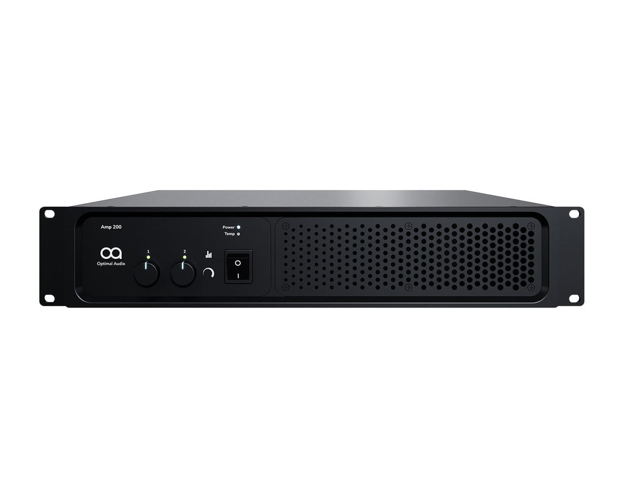 Optimal Audio Amp 200 2 x 700W Performance Power Amplifier Amplifiers Optimal Audio