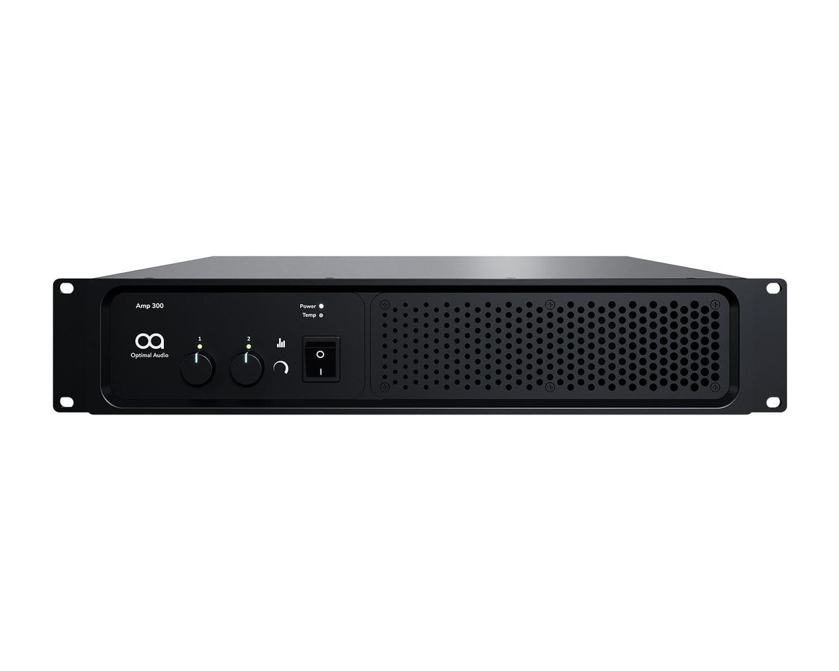 Optimal Audio Amp 300 2 x 1350W Performance Power Amplifier Amplifiers Optimal Audio