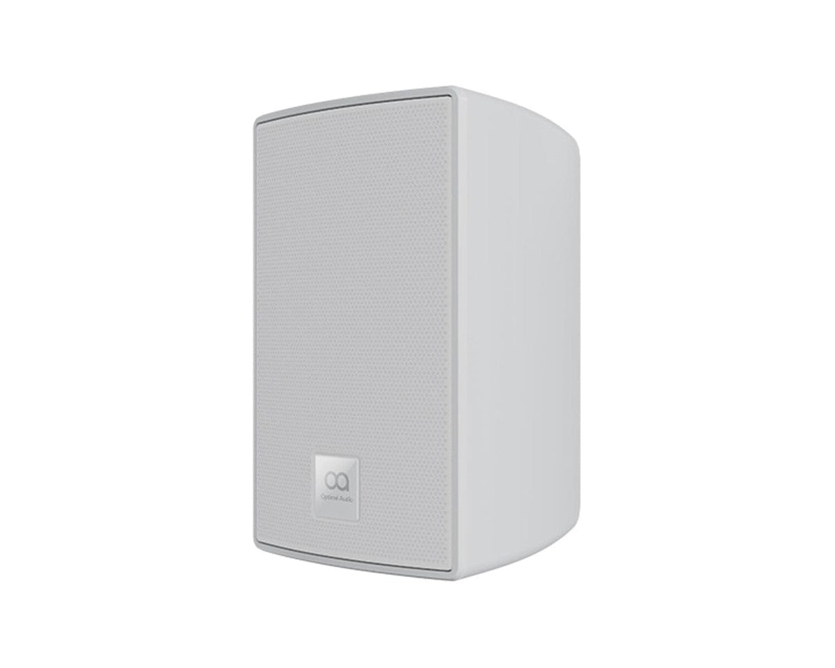 Optimal Audio Cuboid 3TX 3" Wall Mounted Speaker with Transformer 100V Speakers Optimal Audio White