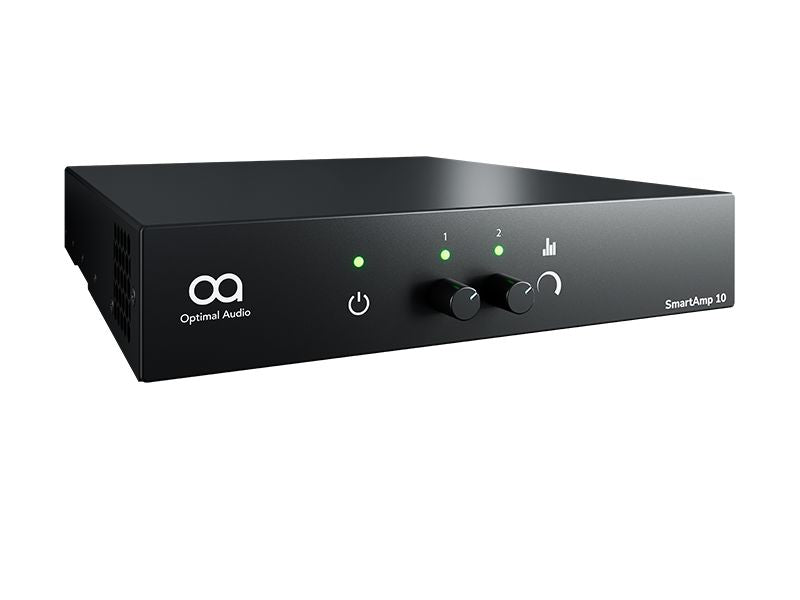 Optimal Audio SmartAmp 10 2 x 125W Amplifier with Integral DSP 100V Amplifiers Optimal Audio