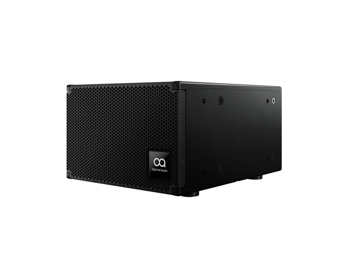 Optimal Audio Sub 6 Ultra Compact Subwoofer Commercial Speakers Optimal Audio Black
