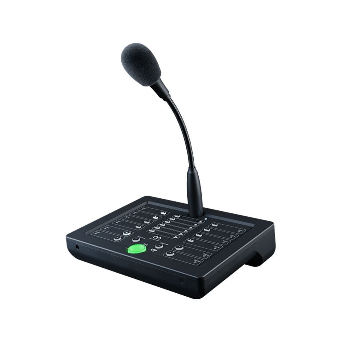 Optimal Audio Talk 8 8 Zone Digital Paging Station Commercial Audio Accessories Optimal Audio