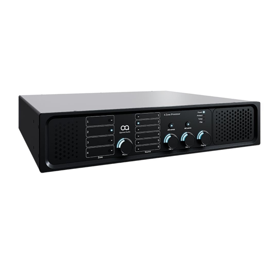 Optimal Audio Zone 4P Four Zone Amplifier & Audio Controller Amplifiers Optimal Audio