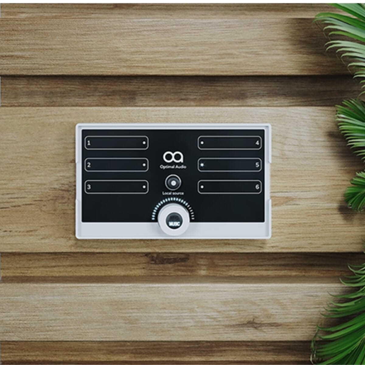 Optimal Audio ZonePad 4 Four Zone Wall Controller Commercial Audio Accessories Optimal Audio