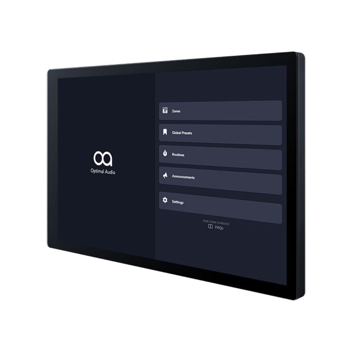 Optimal Audio ZonePad 8 Touchscreen Controller Commercial Audio Accessories Optimal Audio