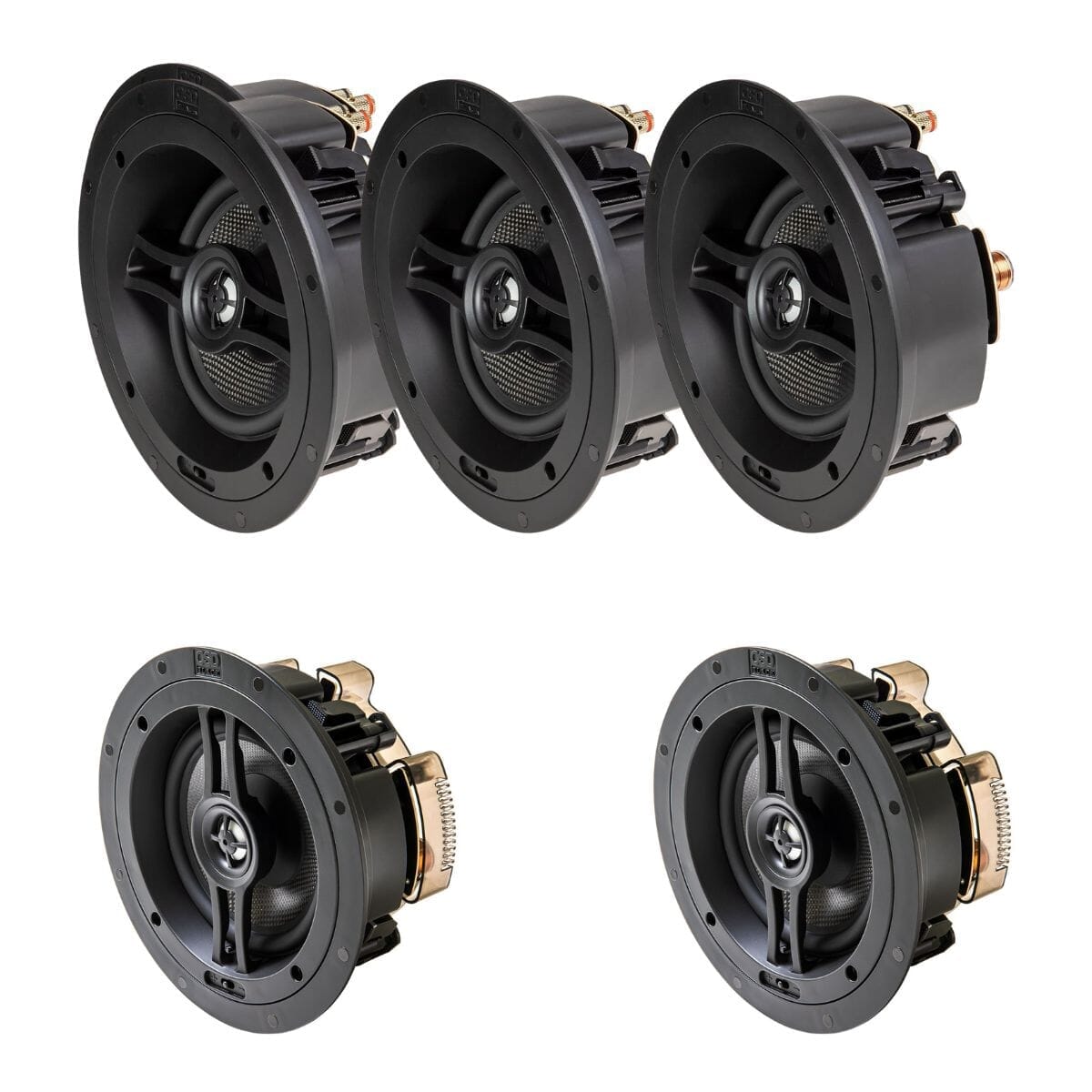 OSD Audio 3 x R63A + 2 x R63 5.0 Surround Sound Speaker Bundle Surround Sound Speaker Packages OSD Audio