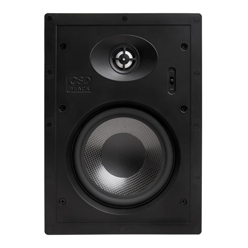 OSD Audio Black Series T63 6.5" In Wall Speakers (Pair) In Wall Speakers OSD Audio