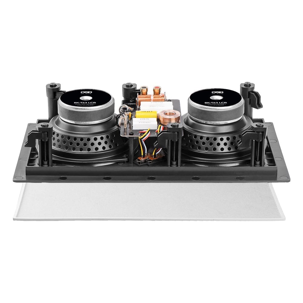 OSD Audio Black Series T63LCR 6.5" In Wall Centre Channel Speaker In Wall Speakers OSD Audio