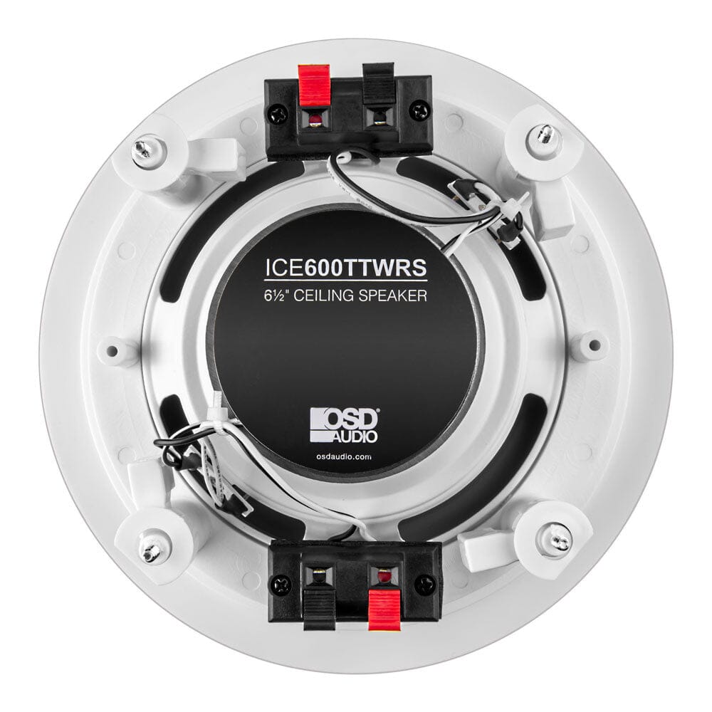 OSD Audio ICE600TTWRS 6.5" Water Resistant Stereo Ceiling Speaker (Each) In Ceiling Speakers OSD Audio