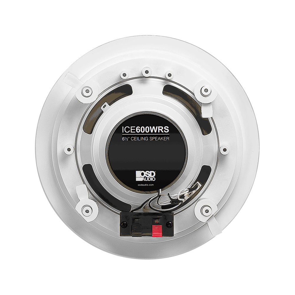 OSD Audio ICE600WRS 6.5" Water Resistant Ceiling Speaker (Pair) In Ceiling Speakers OSD Audio