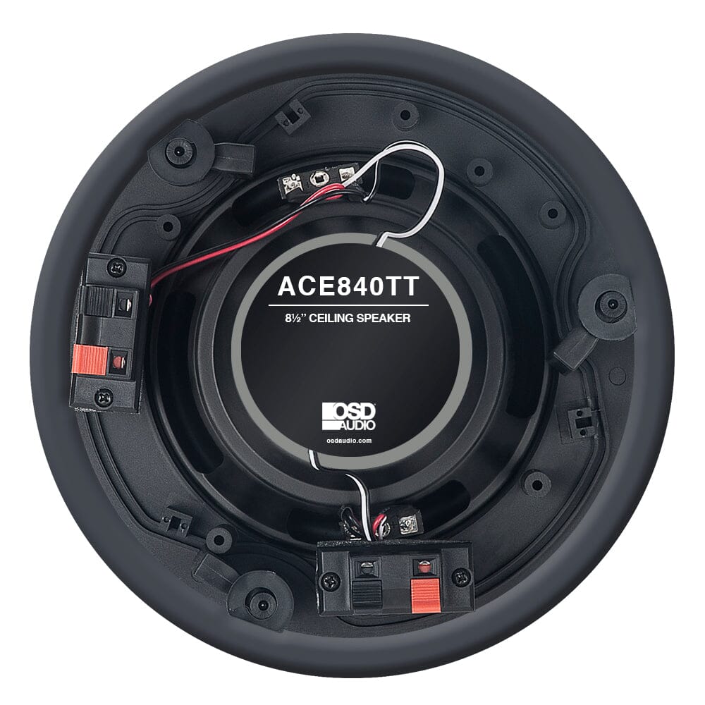 OSD Audio Nero Stream ARC Amplifier + ACE840TT 8" Stereo Ceiling Speaker In Ceiling Speaker Systems OSD Audio