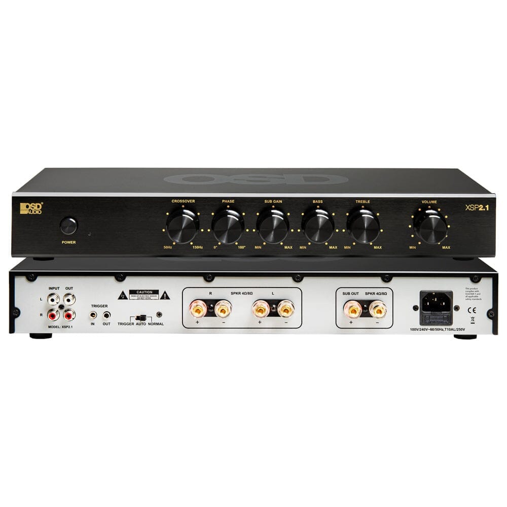 OSD Audio Nero XSP 2.1 Channel Amplifier Amplifiers OSD Audio