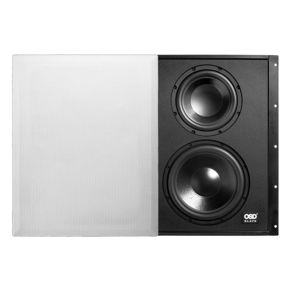 OSD Audio SC800D In Wall Dual Subwoofer with Sealed Enclosure (Each) Subwoofers OSD Audio