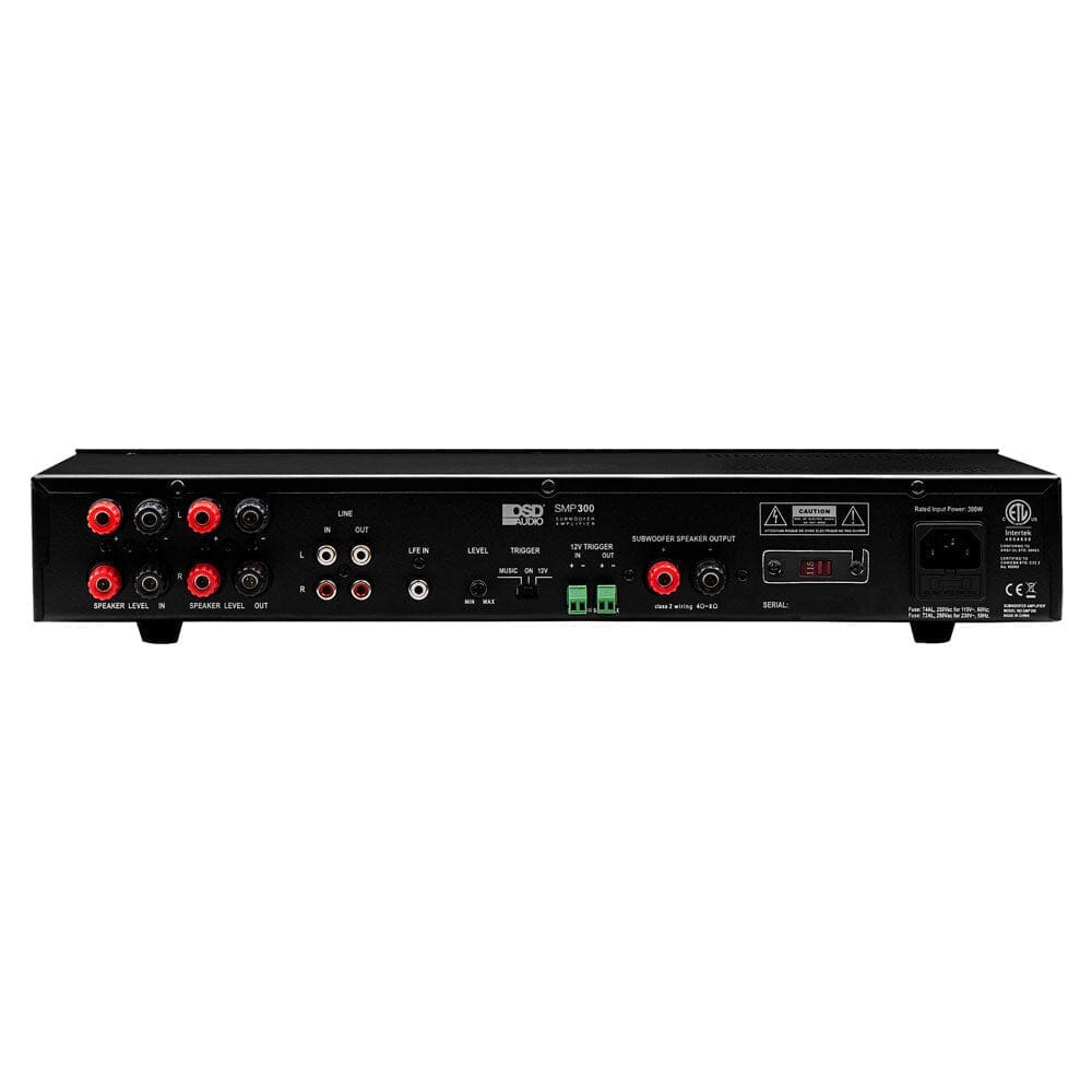 OSD Audio SMP300 Mono Subwoofer Amplifier - 300W Amplifiers OSD Audio