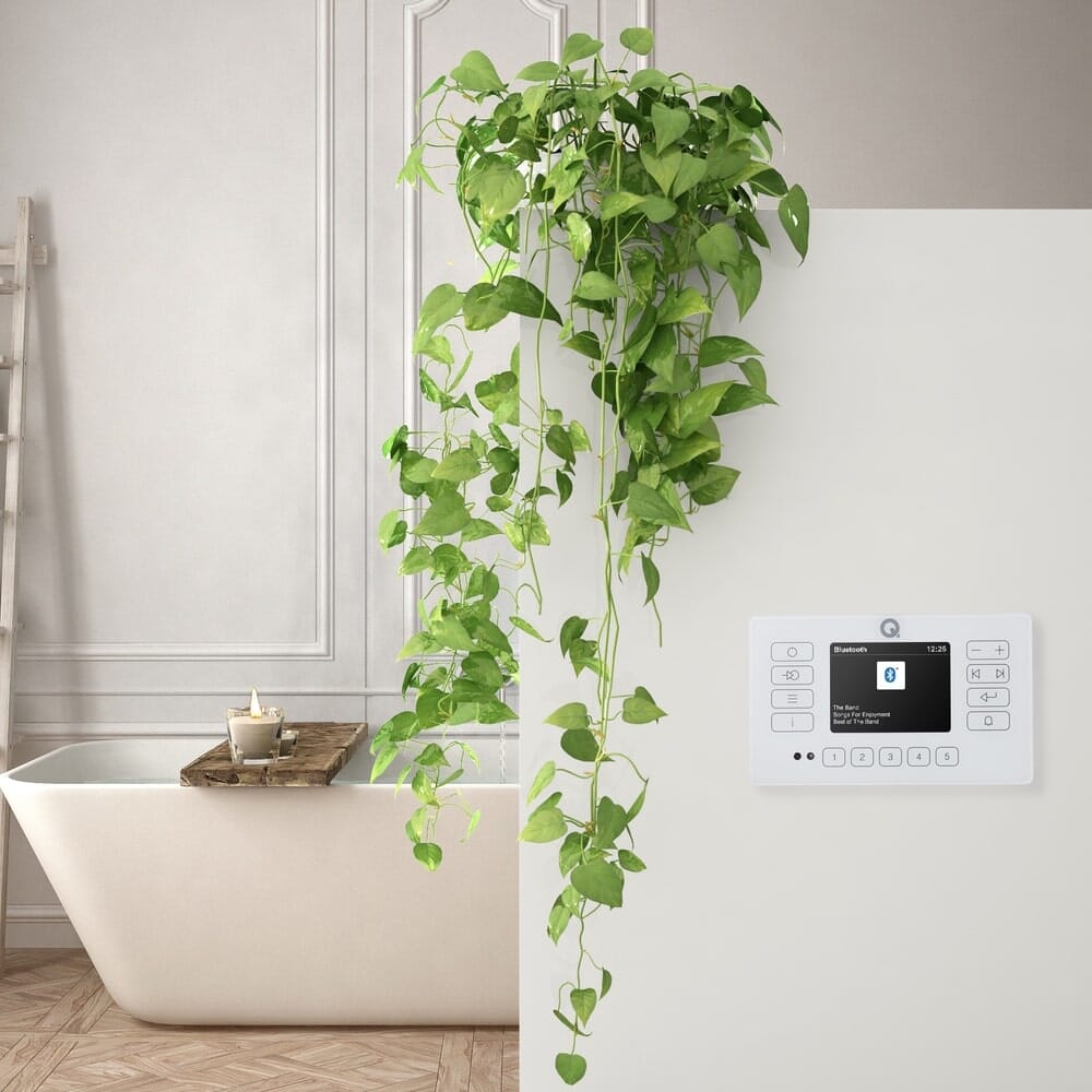 Q Acoustics E120 Bathroom Bluetooth Ceiling Speaker System with DAB Radio In Ceiling Speaker Systems Q Acoustics