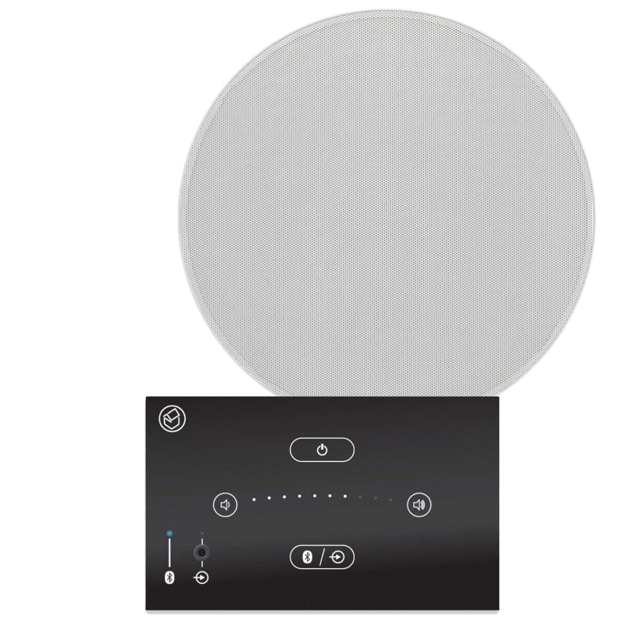 Systemline E50 Bluetooth Music System inc. 6.5" Single Stereo Ceiling Speaker (QI65CST) In Ceiling Speaker Systems Systemline / Q Acoustics