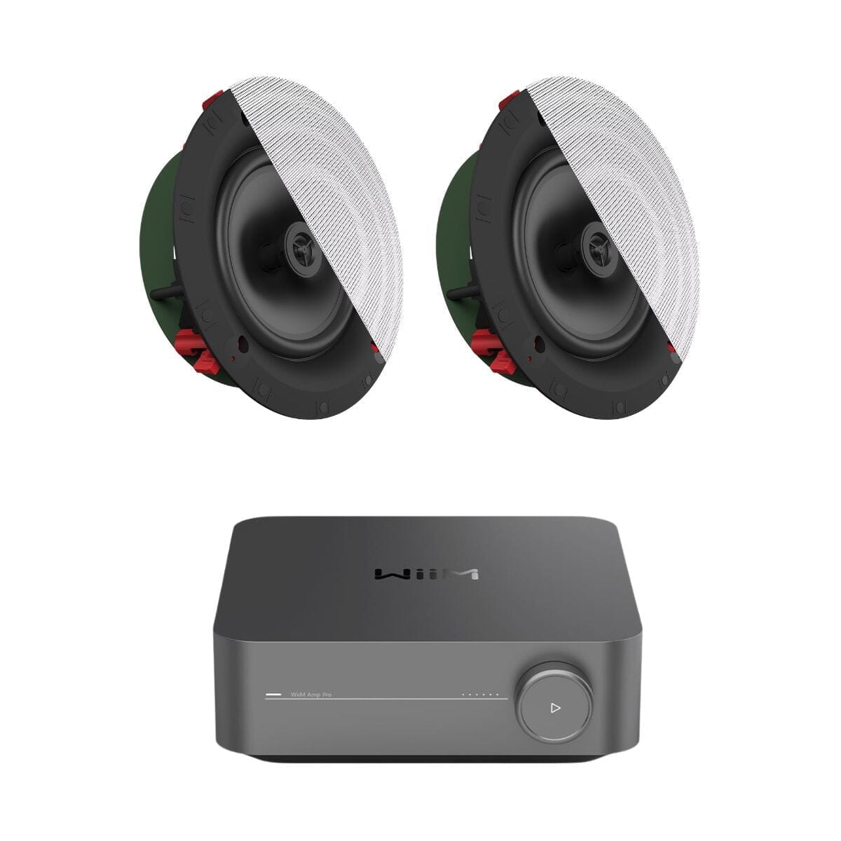 WiiM AMP Pro + Klipsch CS-16II 6.5" Ceiling Speakers In Ceiling Speaker Systems WiiM / Klipsch One Pair
