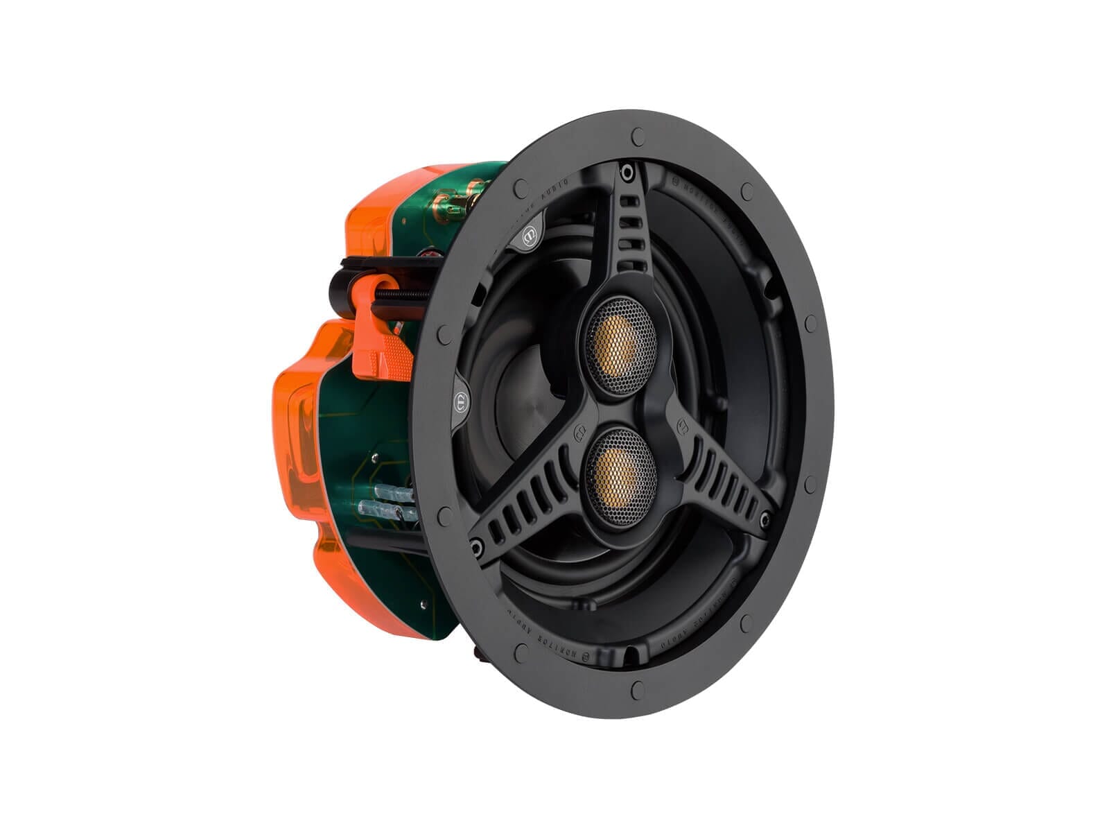 WiiM AMP Wi-Fi & Bluetooth Amplifier + Monitor Audio C165-T2 6.5" Stereo Ceiling Speaker In Ceiling Speaker Systems WiiM / Monitor Audio