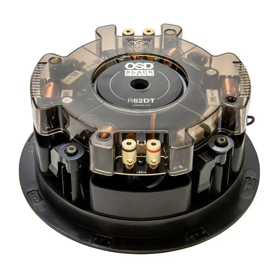 WiiM AMP Wi-Fi & Bluetooth Amplifier + OSD Audio Black Series R62DT 6.5" Single Stereo Ceiling Speaker In Ceiling Speaker Systems WiiM / OSD Audio