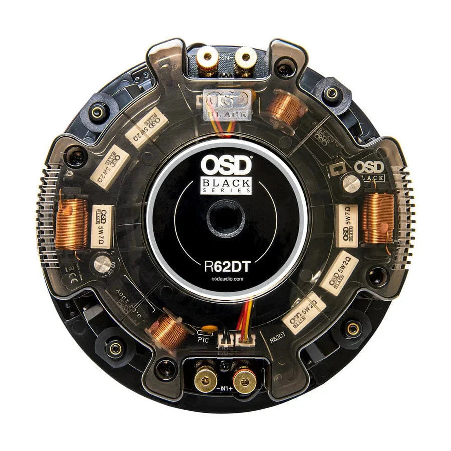 WiiM AMP Wi-Fi & Bluetooth Amplifier + OSD Audio Black Series R62DT 6.5" Single Stereo Ceiling Speaker In Ceiling Speaker Systems WiiM / OSD Audio