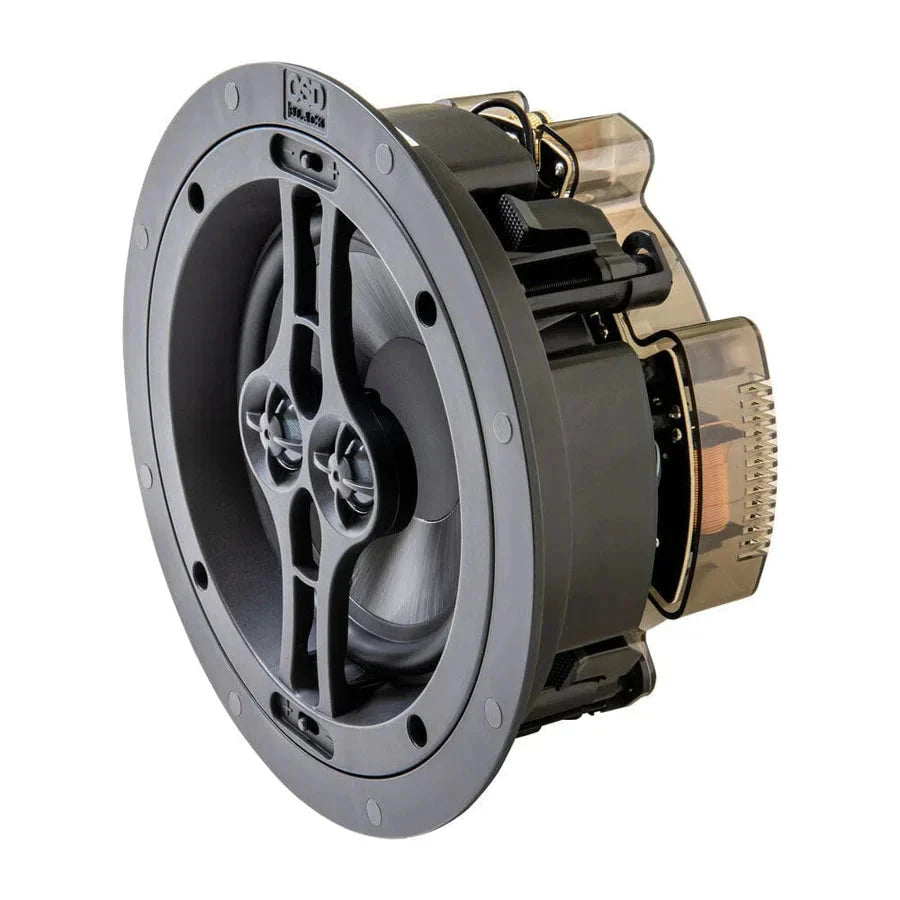 WiiM AMP Wi-Fi & Bluetooth Amplifier + OSD Audio Black Series R62DT 6.5" Single Stereo Ceiling Speaker In Ceiling Speaker Systems WiiM / OSD Audio