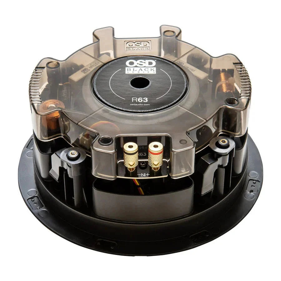 WiiM AMP Wi-Fi & Bluetooth Amplifier + OSD Audio Black Series R63 6.5" Ceiling Speakers In Ceiling Speaker Systems WiiM / OSD Audio