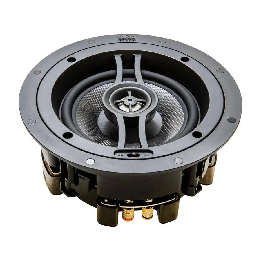 WiiM AMP Wi-Fi & Bluetooth Amplifier + OSD Audio Black Series R63 6.5" Ceiling Speakers In Ceiling Speaker Systems WiiM / OSD Audio