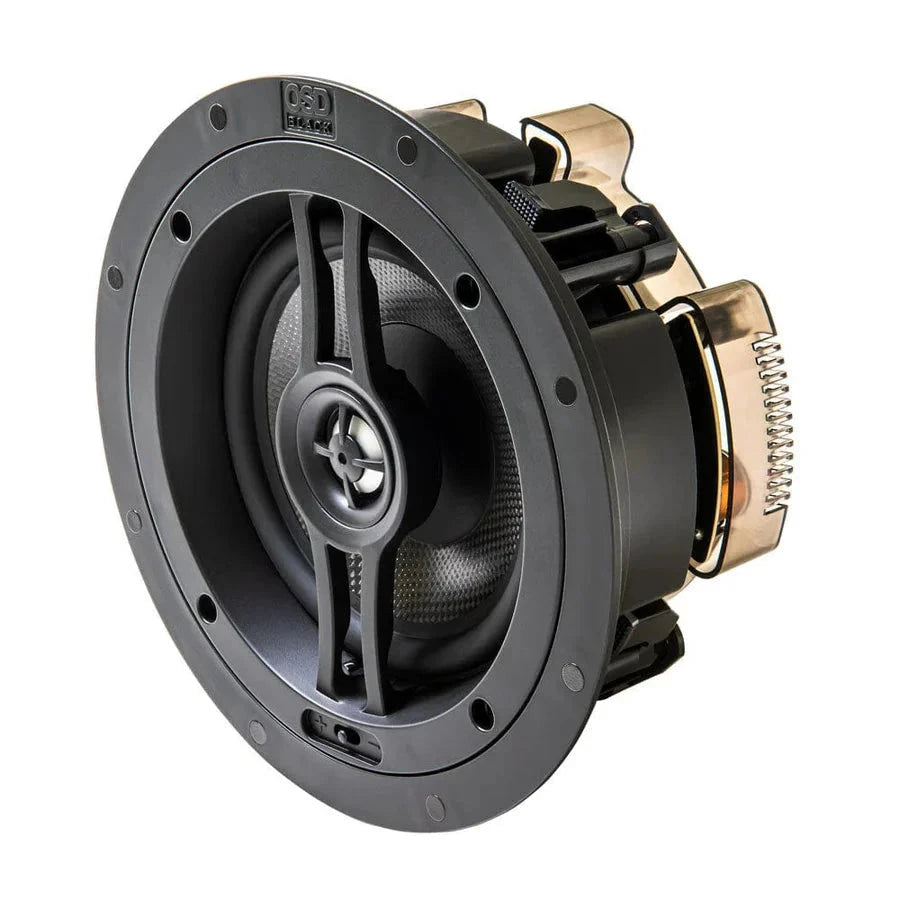 WiiM AMP Wi-Fi & Bluetooth Amplifier + OSD Audio Black Series R63 6.5" Ceiling Speakers In Ceiling Speaker Systems WiiM / OSD Audio